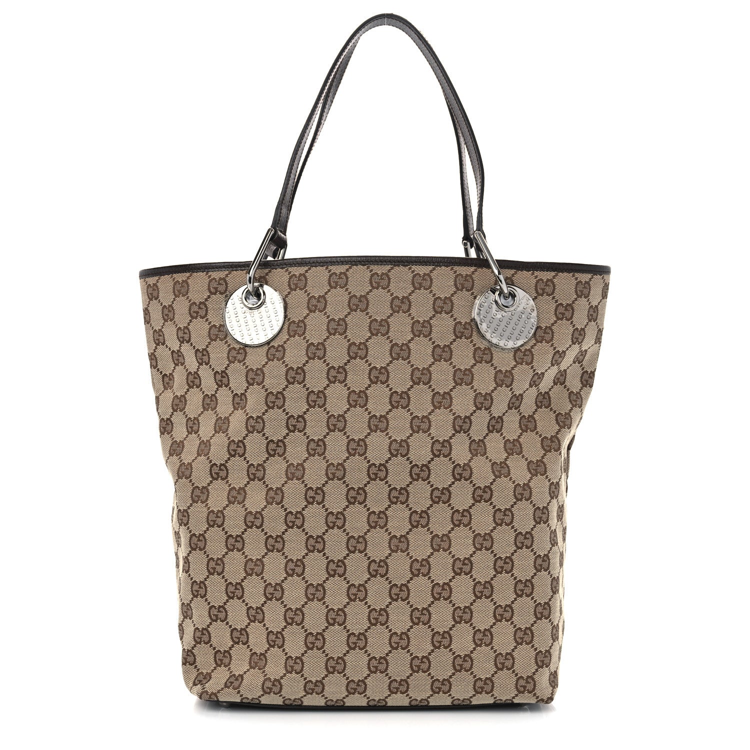 Gucci Monogram Large Eclipse Tote Brown 1 of 10