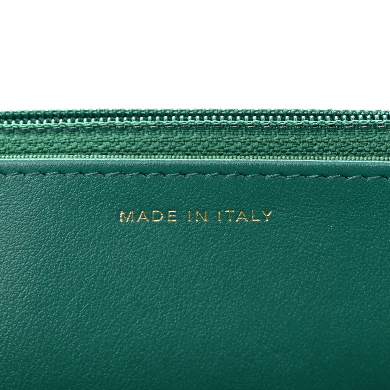 Chanel Aged Calfskin Quilted 2.55 Reissue Wallet on Chain WOC Green 7 of 11