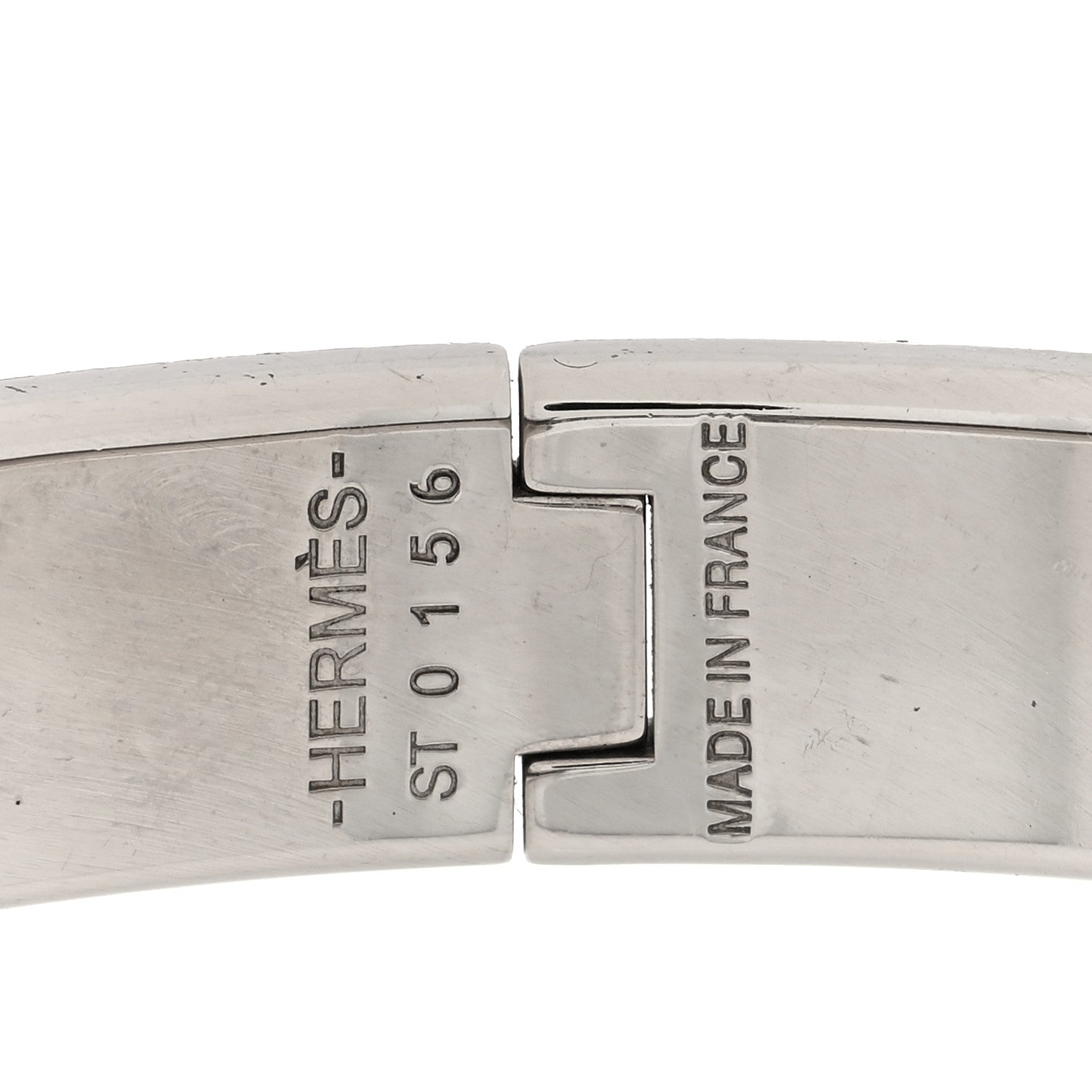 Hermes Enamel Narrow Clic Clac H Bracelet PM Rouge Corail 4 of 4