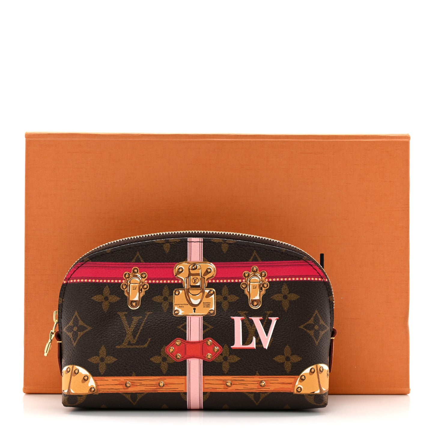Monogram Summer Trunks Cosmetic Pouch PM