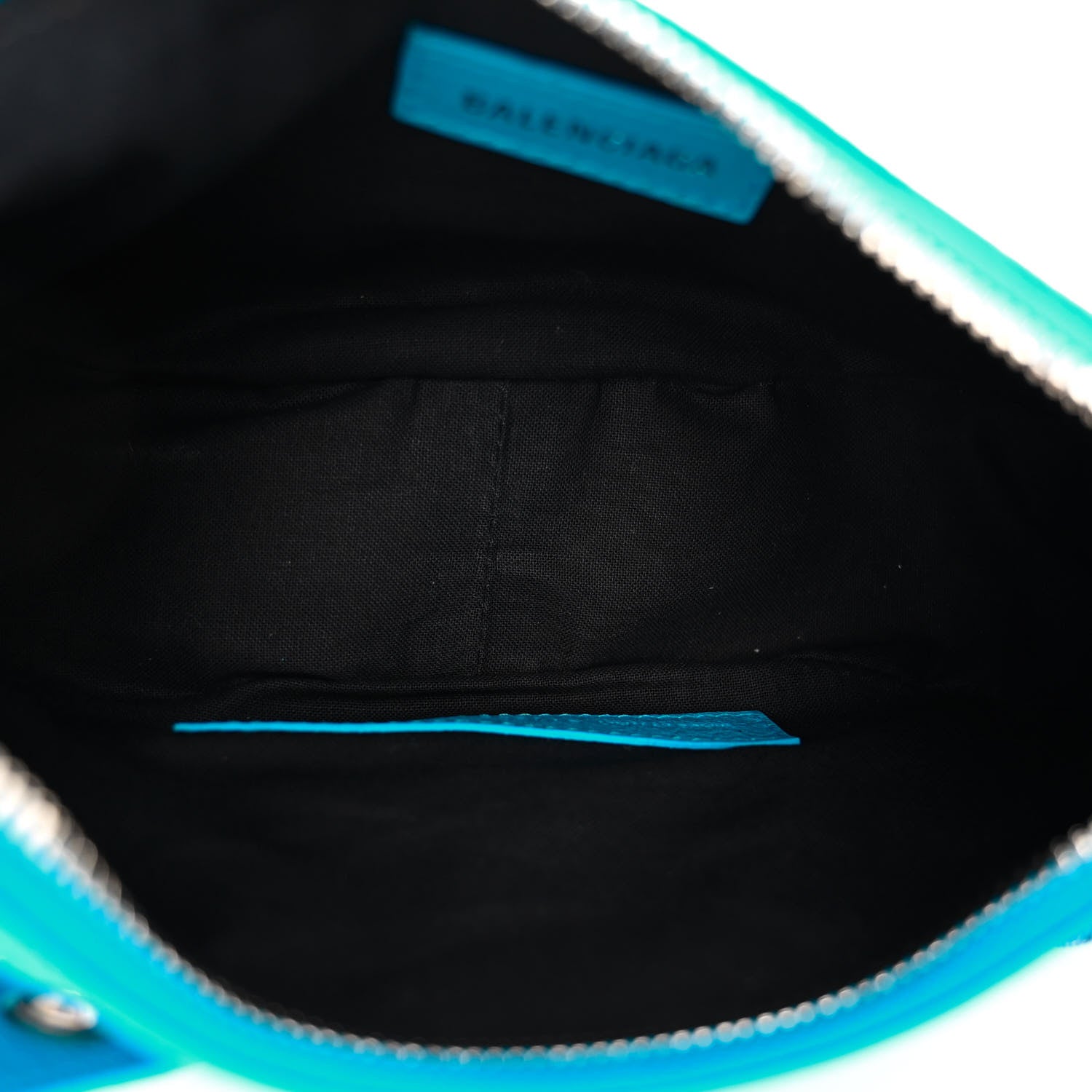 Balenciaga Agneau Arena Le Cagole Shoulder Bag XS Cyan 5 of 9