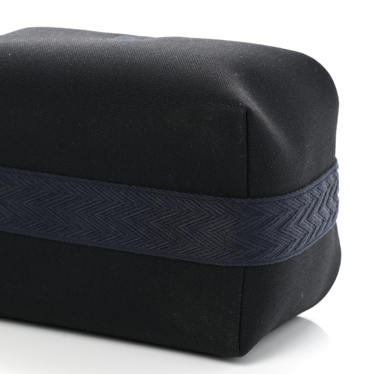 Hermes Canvas Large Bride-A-Brac Pouch Bleu Nuit 9 of 9