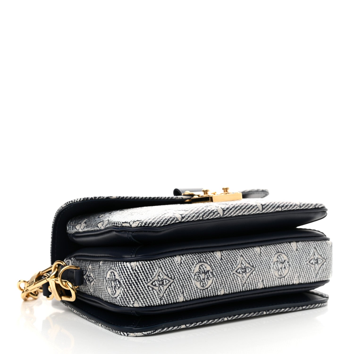 Louis Vuitton Monoglam Pochette Metis East West Blue 4 of 9