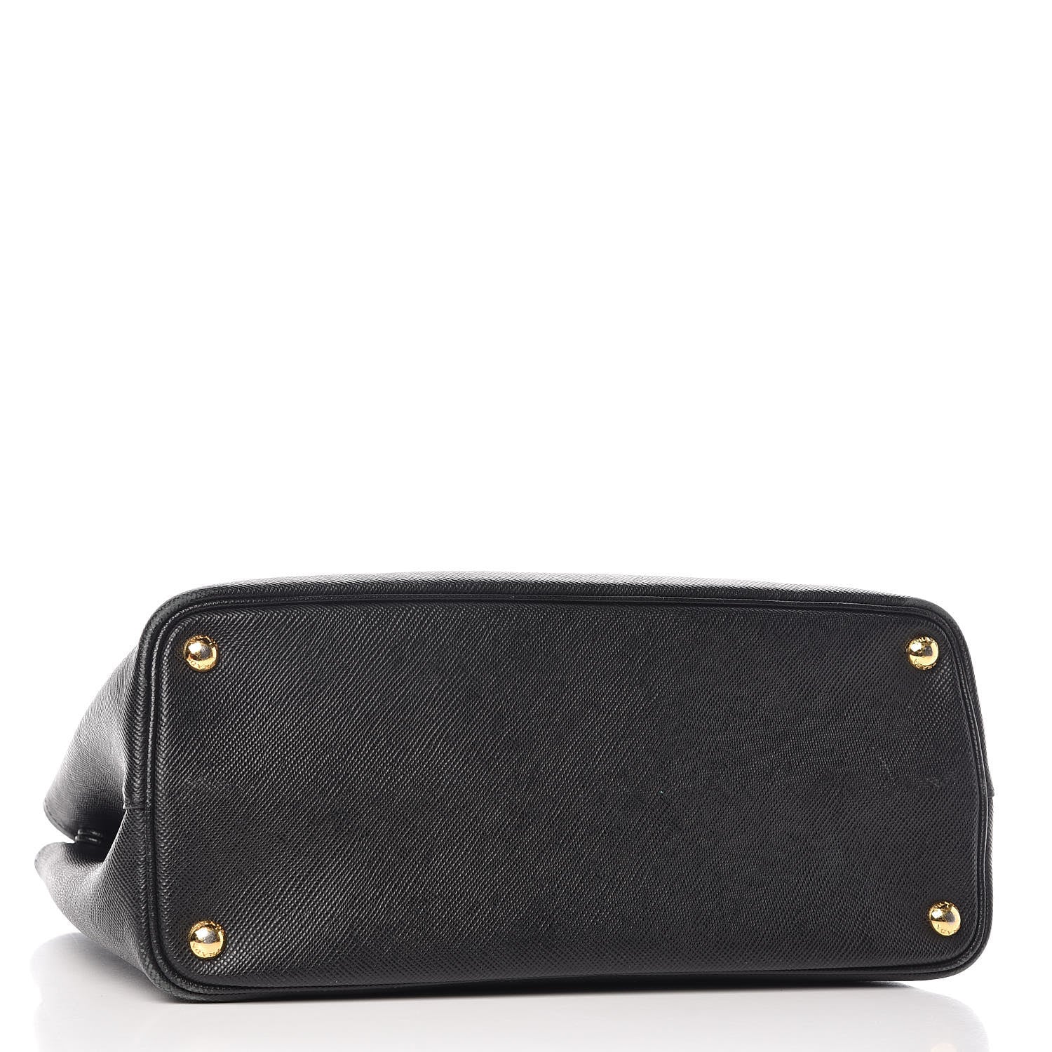 Prada Saffiano Cuir Medium Double Bag Black Fuoco 5 of 21