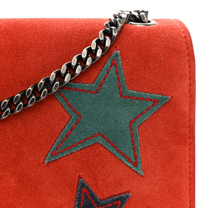 Saint Laurent Suede Star Medium Classic Monogram Kate Satchel Berry Red 12 of 15