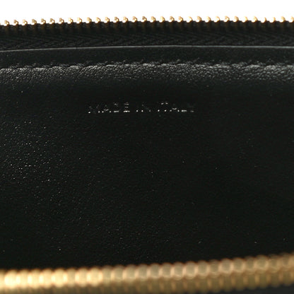 Celine Calfskin Quilted C Charm Pouch Black 6 of 11