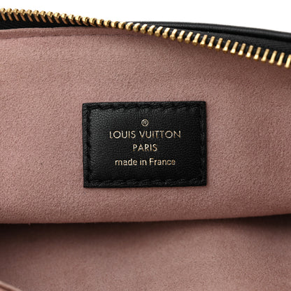 Louis Vuitton Lambskin Embossed Monogram Coussin PM Black 7 of 10