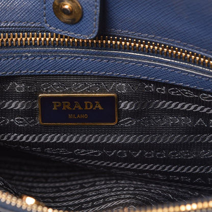 Prada Saffiano Lux Medium Tote Bluette 6 of 18