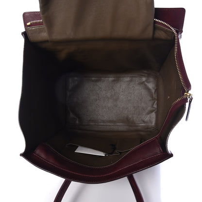 Celine Smooth Calfskin Mini Luggage Burgundy 5 of 11