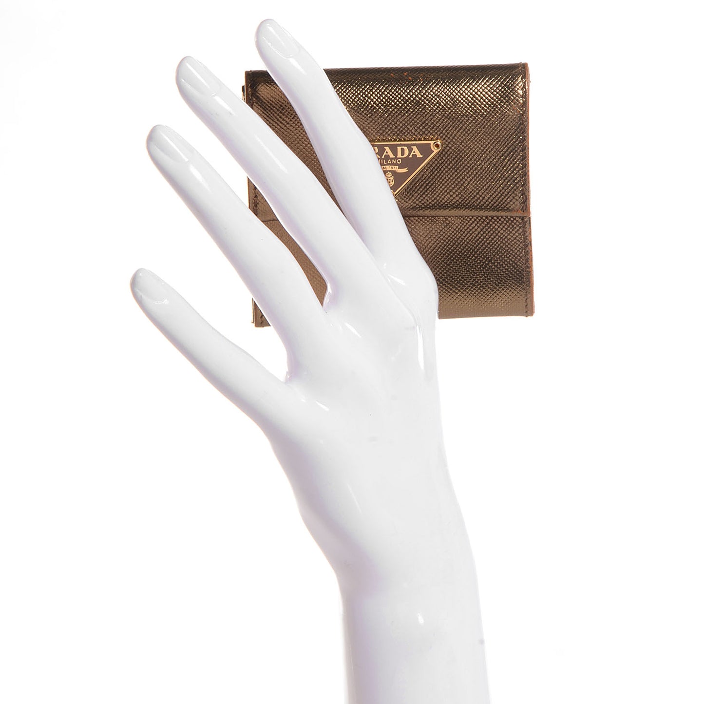 Saffiano Coin Purse Bronzo