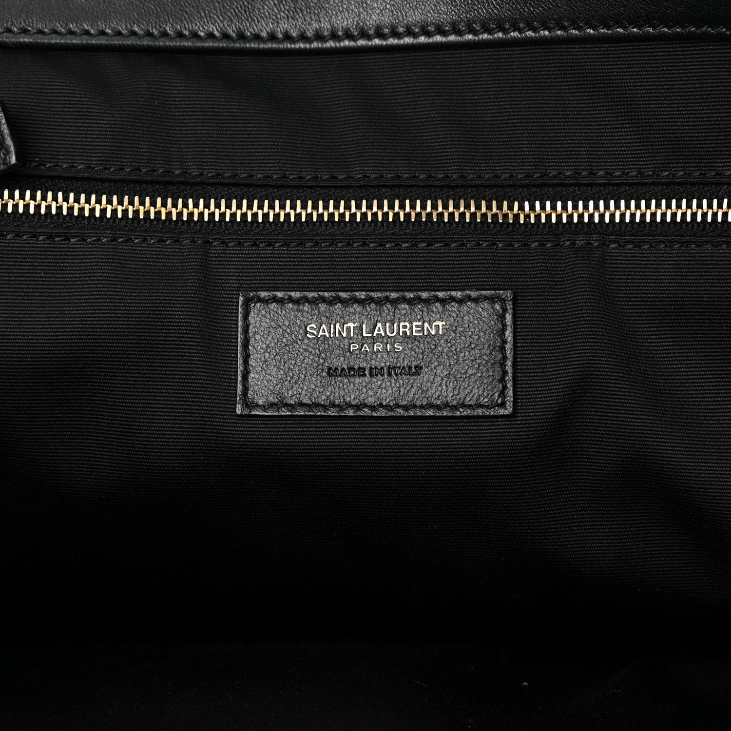 Saint Laurent Lambskin Quilted Maxi Icare Shopping Tote Black 7 of 12