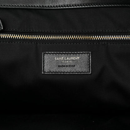 Saint Laurent Lambskin Quilted Maxi Icare Shopping Tote Black 7 of 12