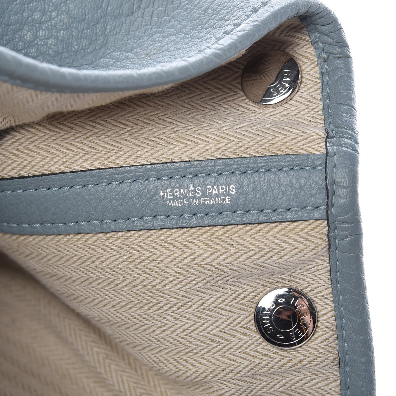 Hermes Fjord Garden Party Tote 30 TPM Ciel 8 of 12