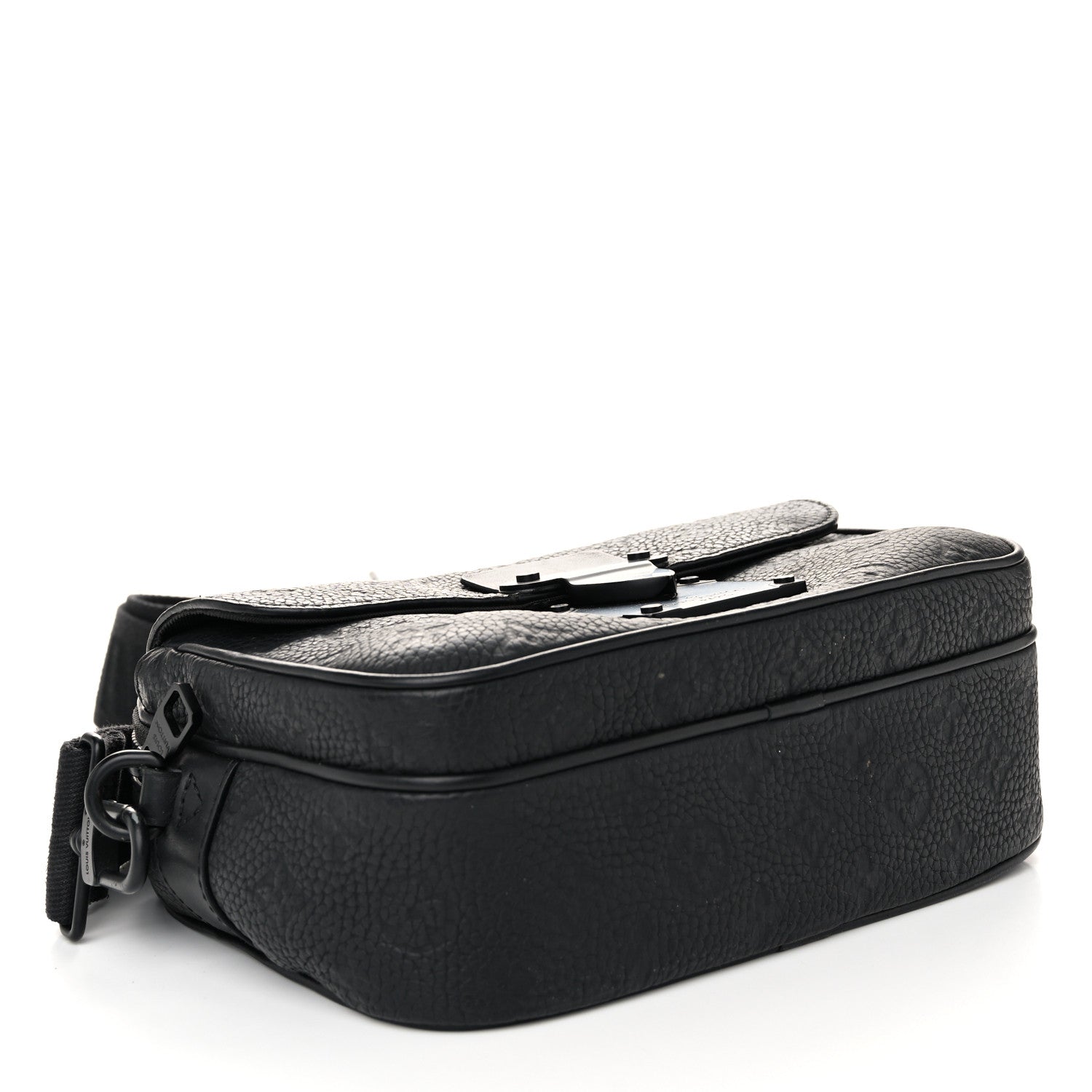 Louis Vuitton Taurillon Monogram S Lock Messenger Black 4 of 10