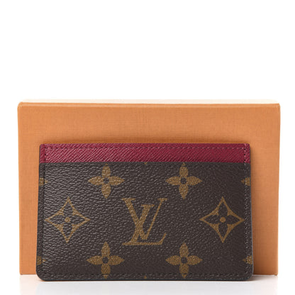 Louis Vuitton Monogram Card Holder Fuchsia 5 of 5