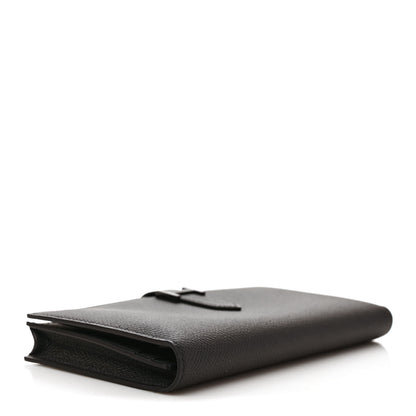 Hermes Epsom Monochrome Bearn Gusset Wallet Black 4 of 7
