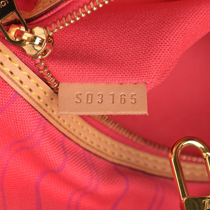Louis Vuitton Damier Azur Delightful PM Pink 7 of 10