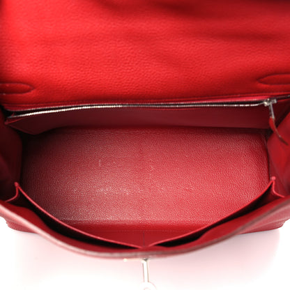 Hermes Togo Kelly Retourne 32 Rouge Vif 5 of 15
