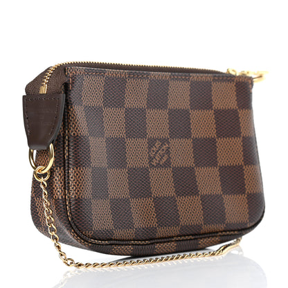 Louis Vuitton Damier Ebene Mini Pochette Accessories 2 of 6