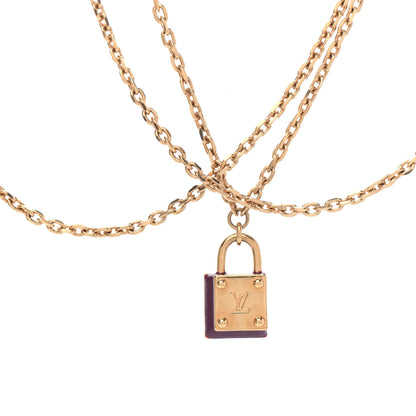 Louis Vuitton Sweet Charms Tiered Necklace Gold 3 of 4