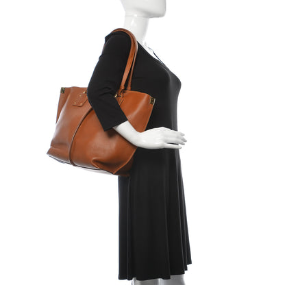 Chloe Smooth Calfskin Medium Vick Tote Caramel 2 of 11