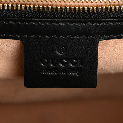 Gucci Guccissima Medium Padlock Shoulder Bag Black 6 of 10