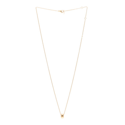 Chanel 18K Yellow Gold Coco Crush Round Pendant Necklace 3 of 5