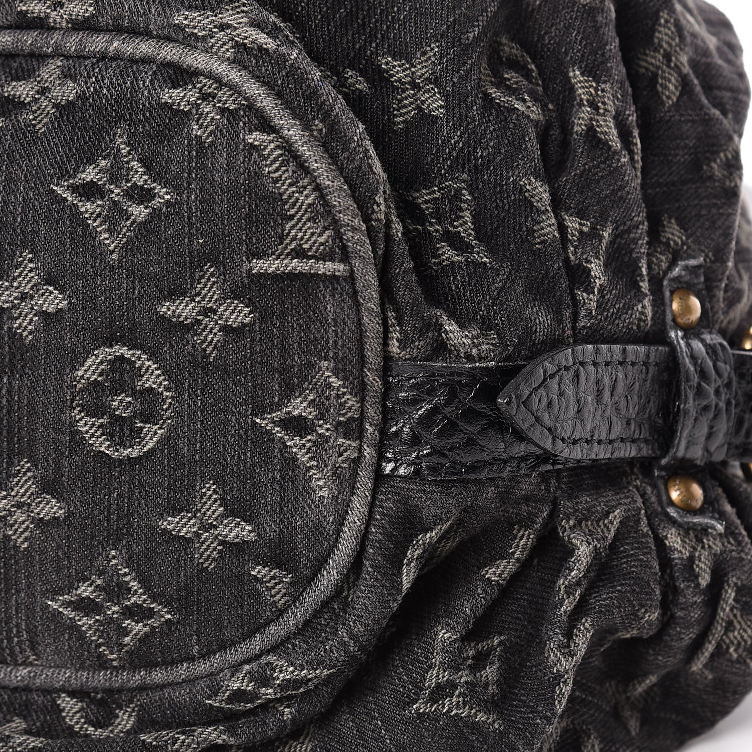 Louis Vuitton Denim Mahina XS Black 10 of 15