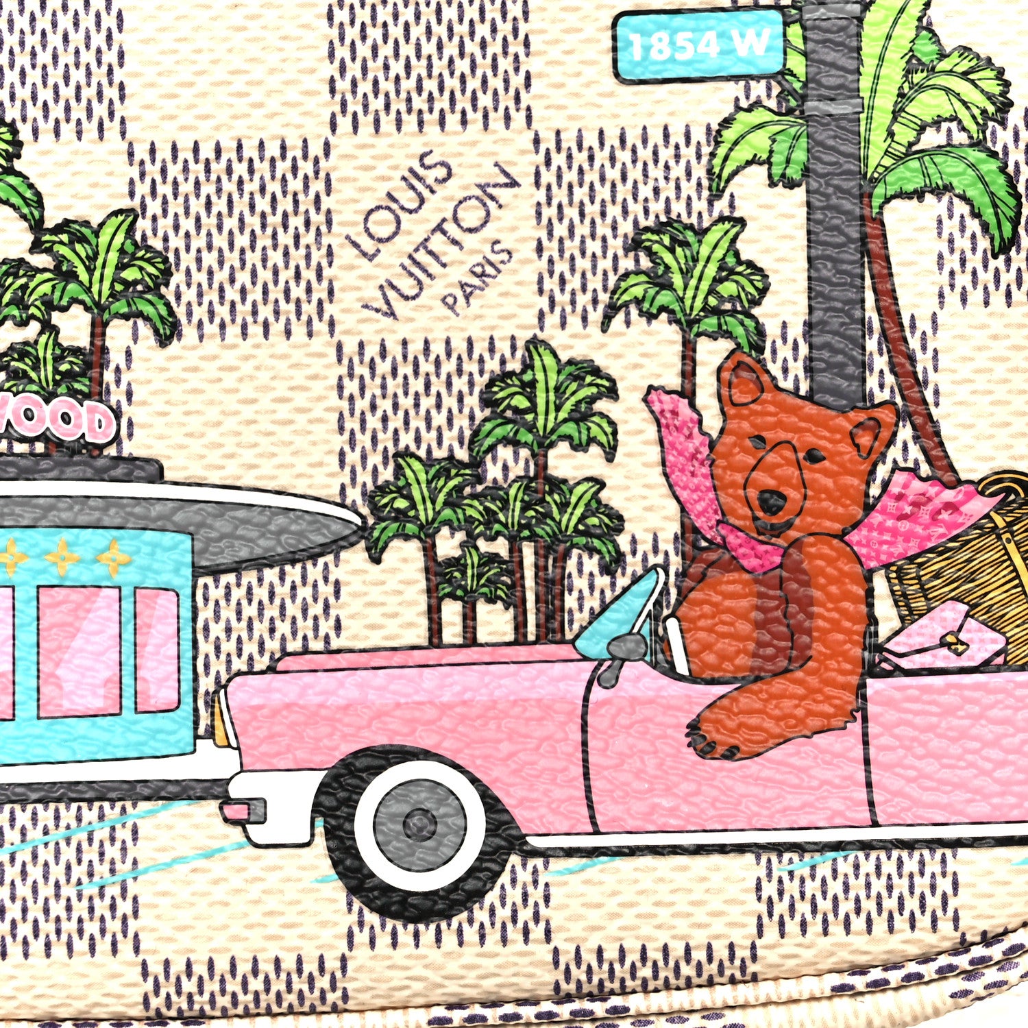 Louis Vuitton Damier Azur 2021 Christmas Animation Hollywood Mini