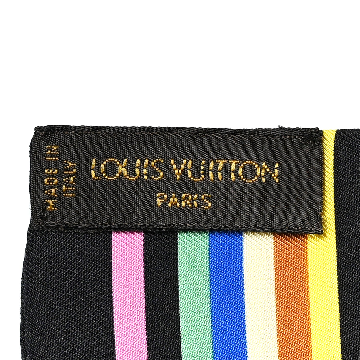 Louis Vuitton LV X TM Silk Monogram Multicolor Bandeau Black 3 of 4