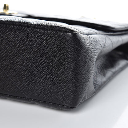 Chanel Caviar Quilted Jumbo Single Flap Black 9 of 11