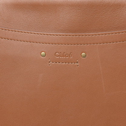 Chloe Calfskin Suede Medium Roy Bag Nut 6 of 9