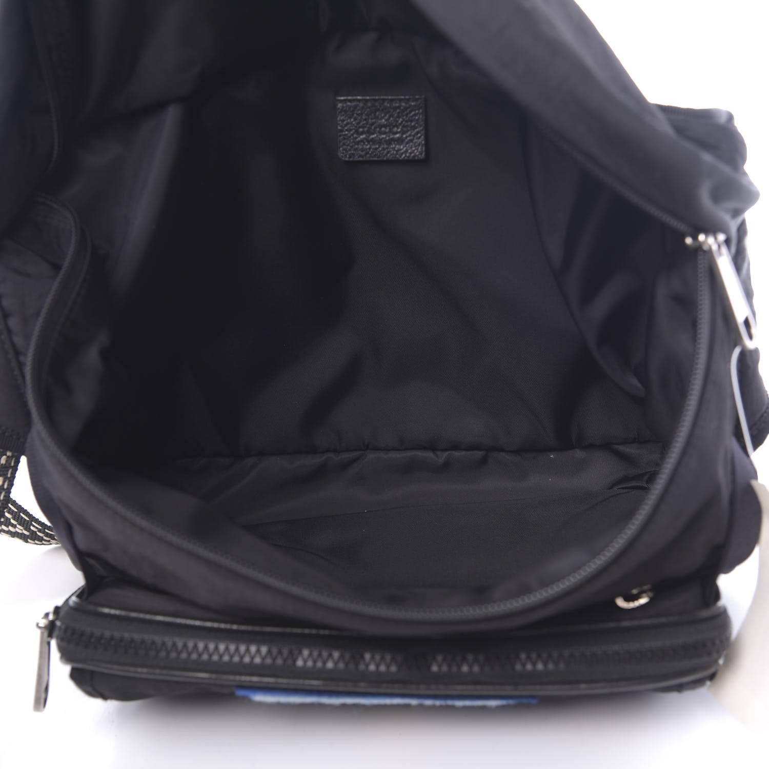 Gucci Nylon 80s Logo Patch Belt Bag Black 6 of 11