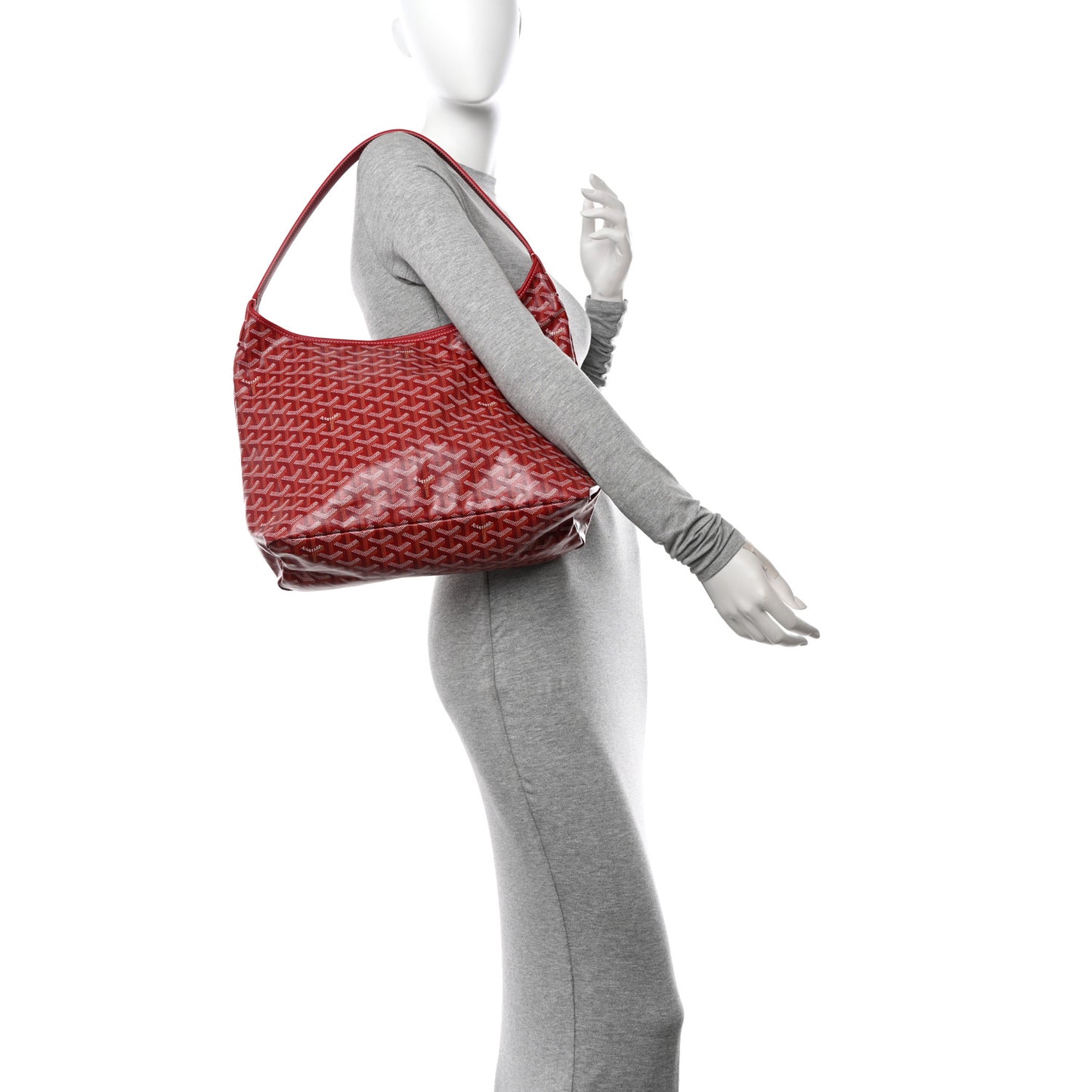 Goyardine Boheme Hobo Red