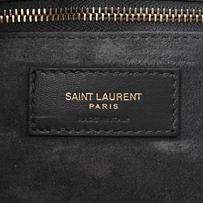 Saint Laurent Smooth Calfskin Le 5 A 7 Hobo Storm 6 of 15