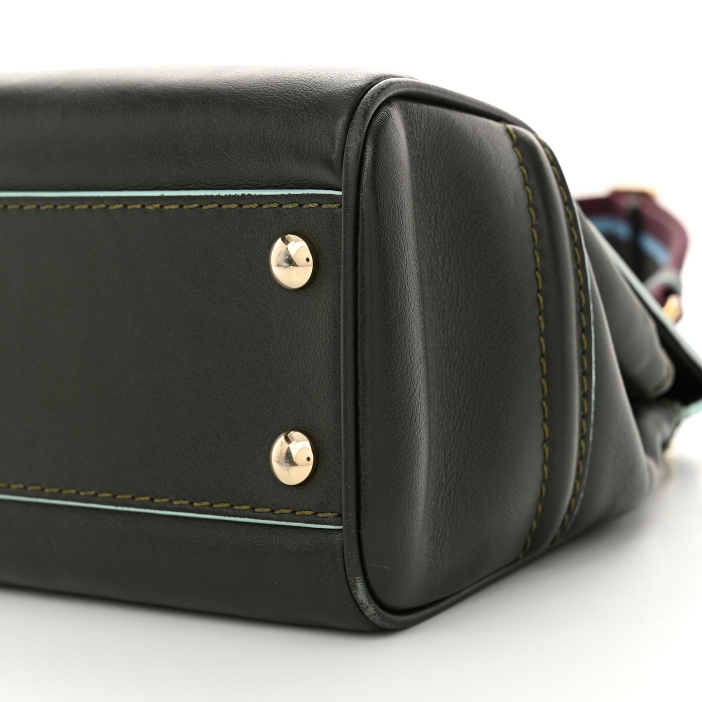 Calfskin Medium Palazzo Empire Bag Army