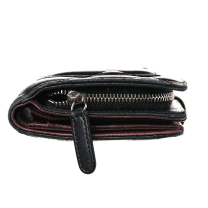 Chanel Lambskin Quilted Zipped Pocket Wallet Black 13 of 20