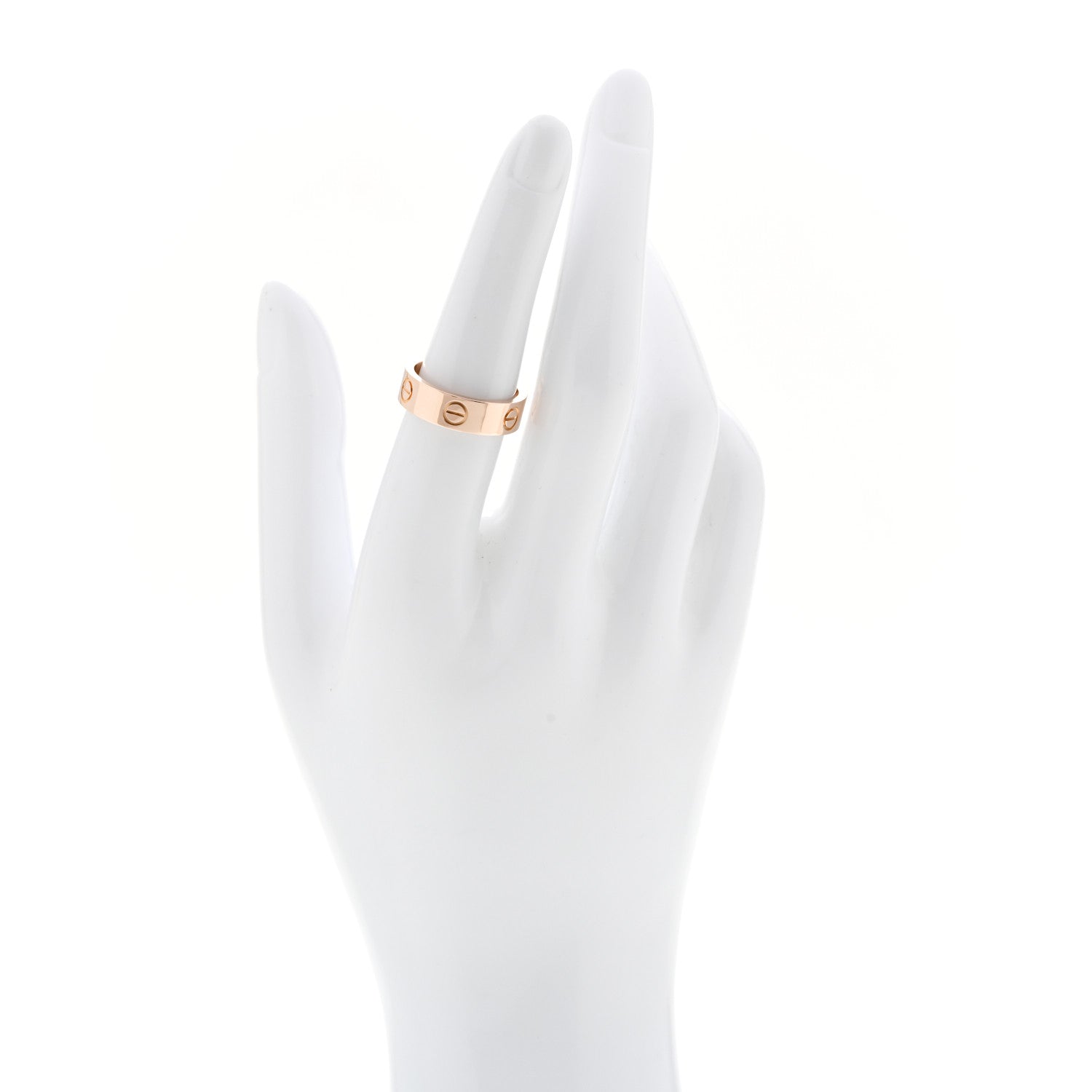 Cartier 18K Pink Gold 5.5mm LOVE Ring 53 6.5 2 of 4