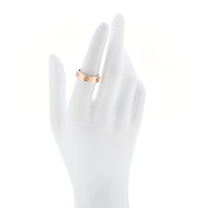 Cartier 18K Pink Gold 5.5mm LOVE Ring 53 6.5 2 of 4