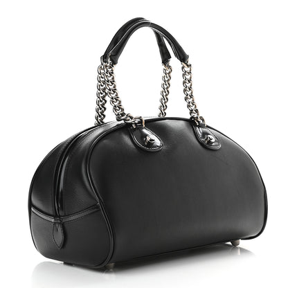 Christian Dior Calfskin Gambler Dice Bowler Black 2 of 9