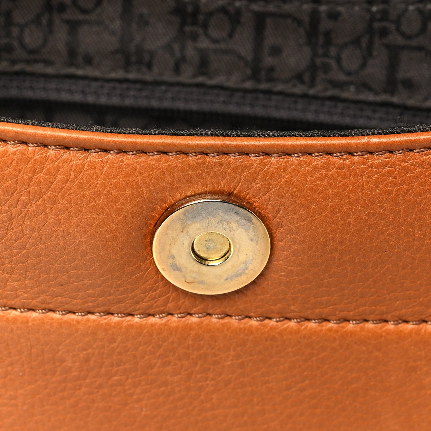 Christian Dior Calfskin Street Chic Bag Brown 12 of 12