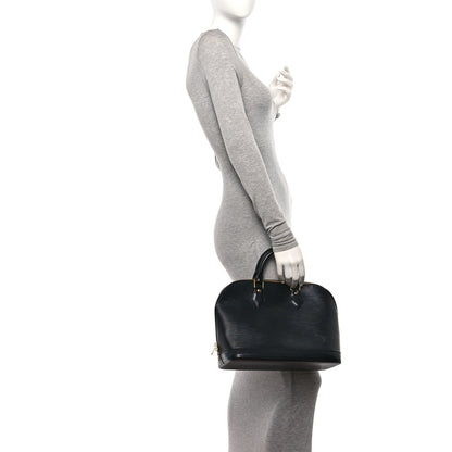 Louis Vuitton Epi Alma PM Black 2 of 13