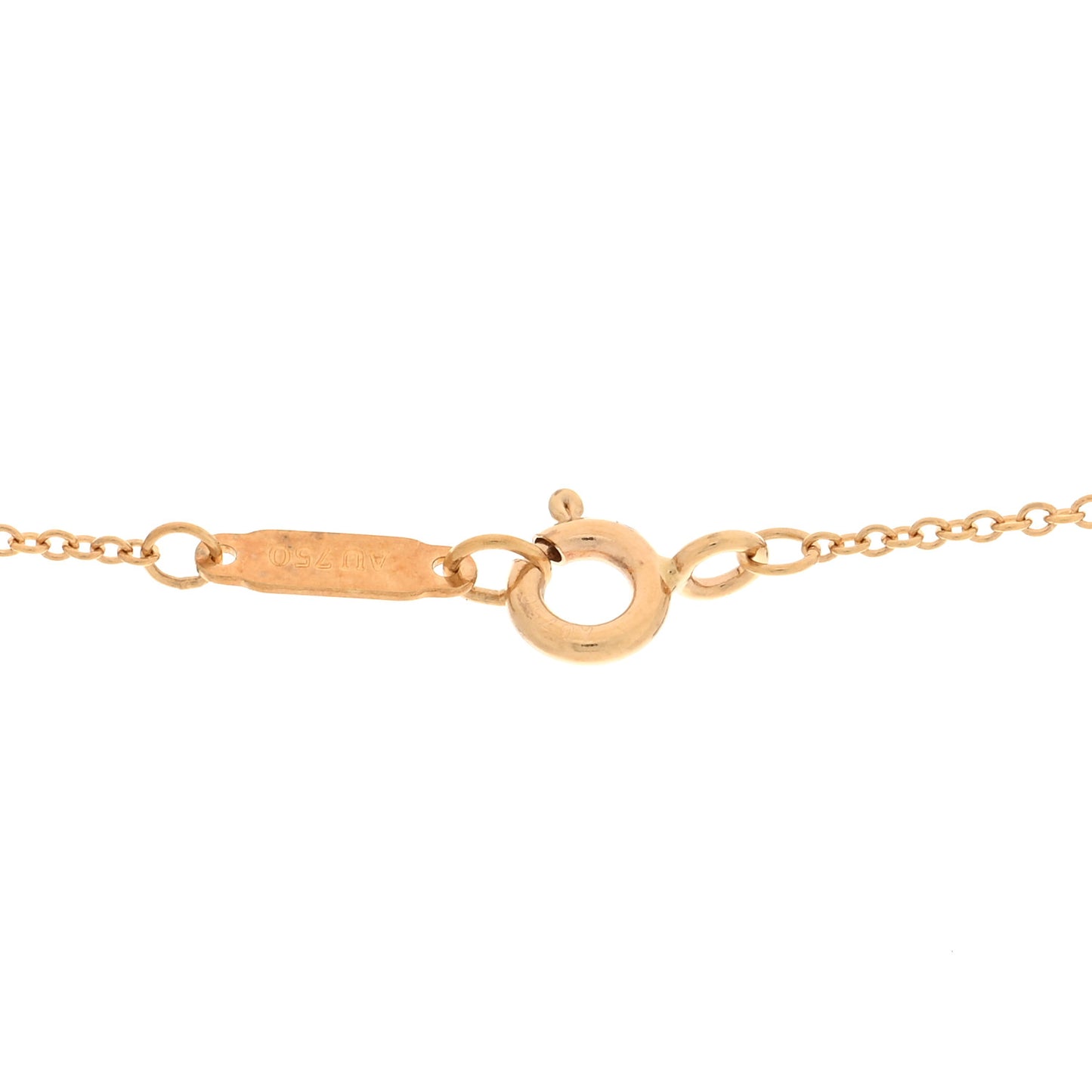 18K Yellow Gold Diamond Atlas Pierced Pendant Necklace