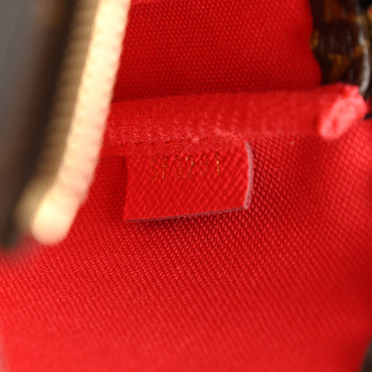 Louis Vuitton Monogram 2021 Christmas Animation London Mini Pochette Accessories Red 7 of 8