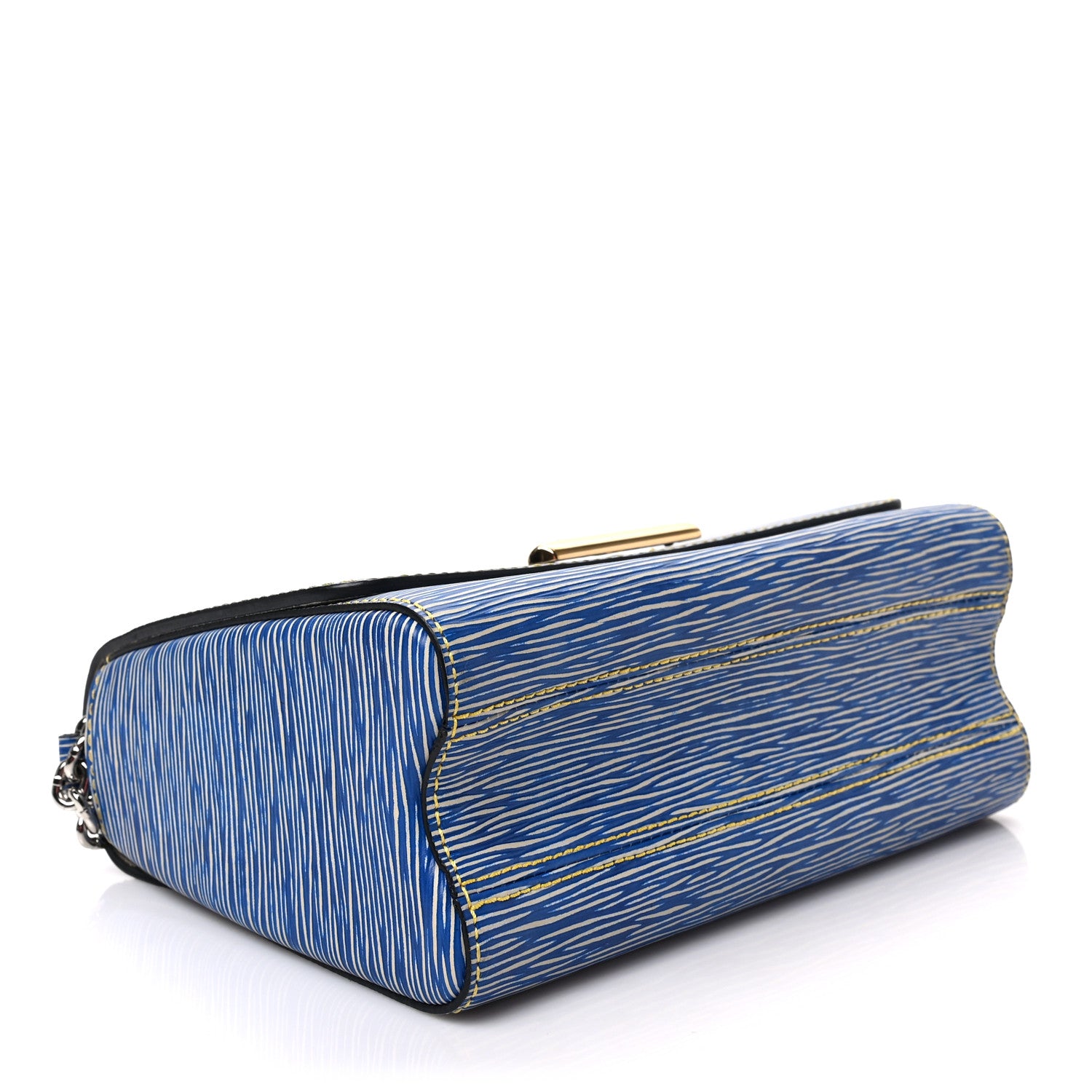 Louis Vuitton Epi Twist Shoulder Bag MM Denim Light 4 of 8