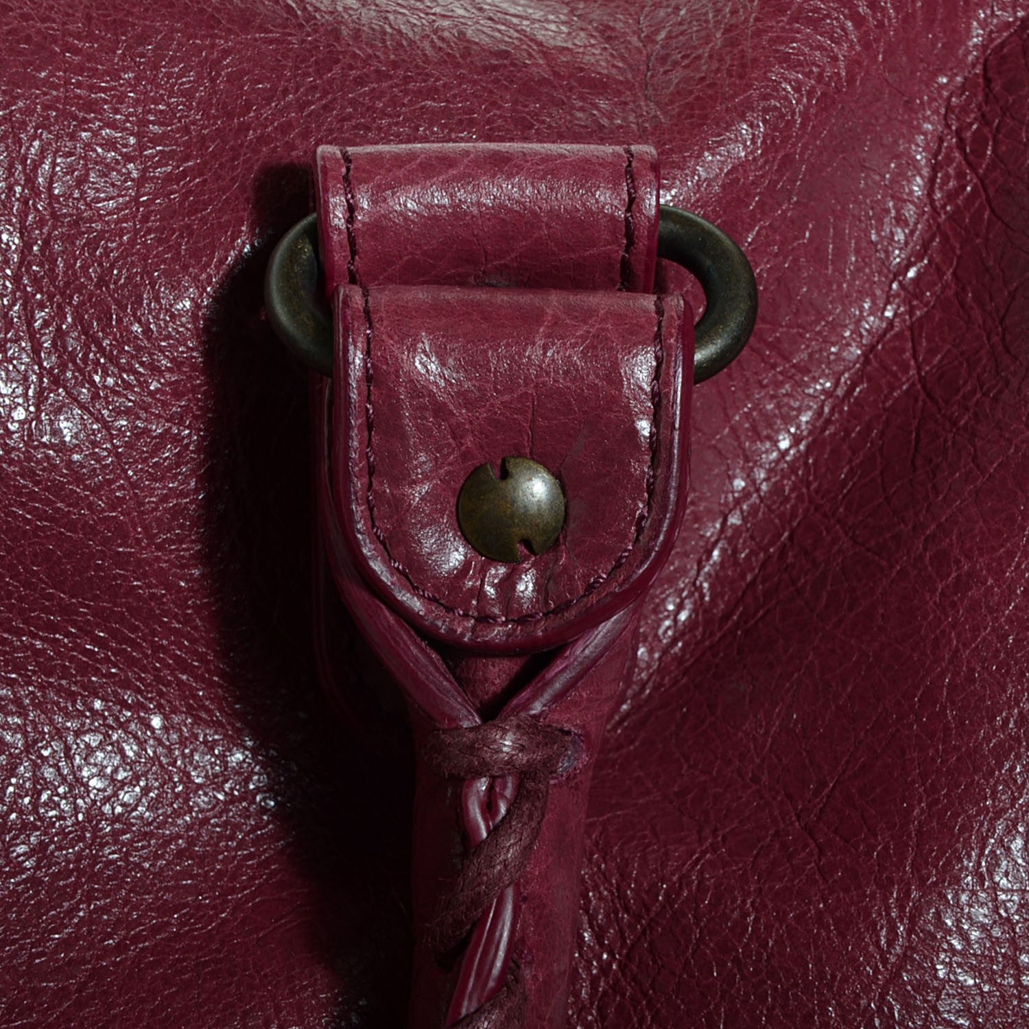 Balenciaga Agneau Classic Hardware Maxi Twiggy Cassis 12 of 12