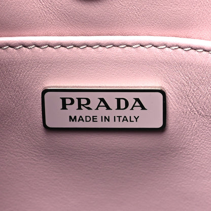 Prada Spazzolato Cleo Shoulder Bag Gradient Alabastro 7 of 12