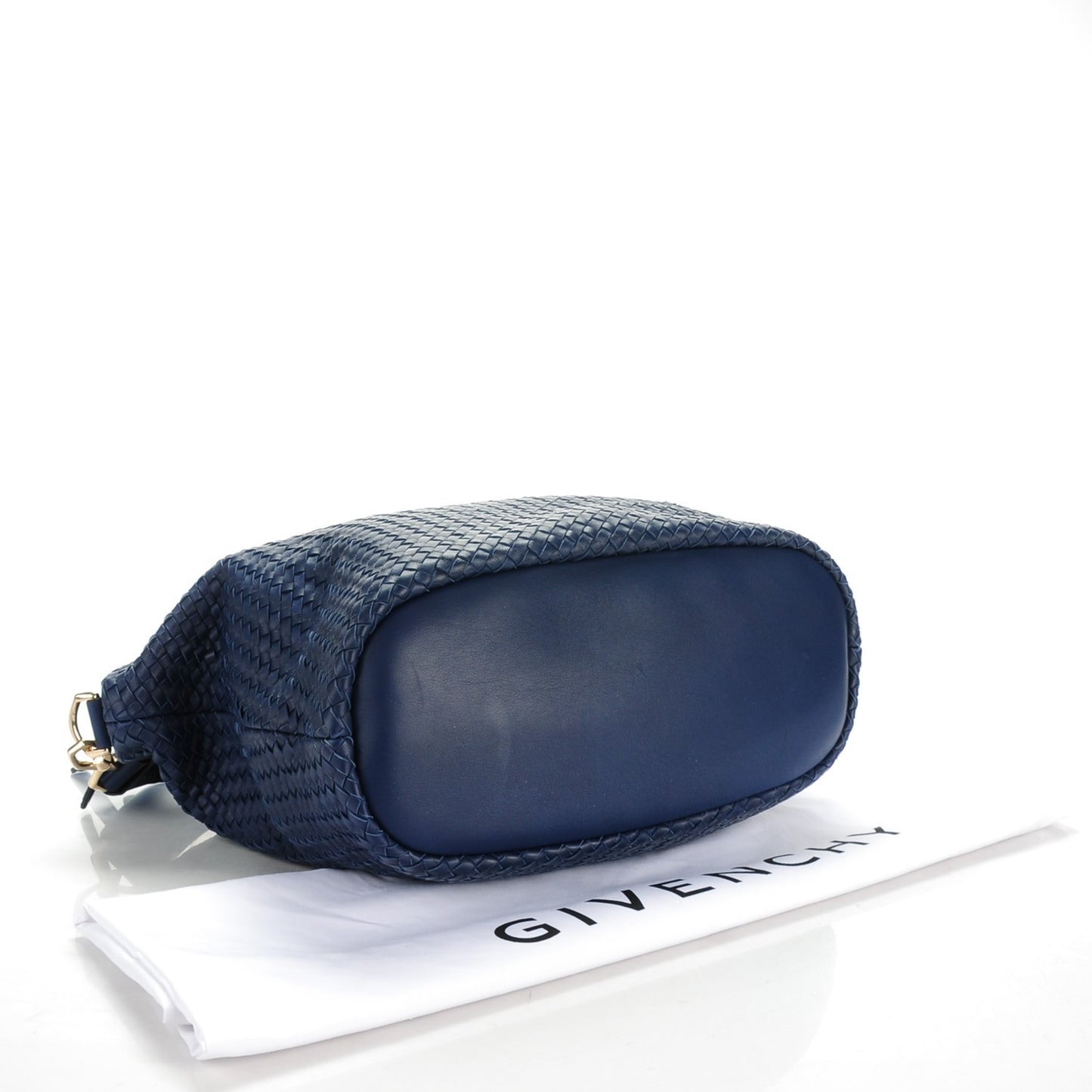 Lambskin Woven Medium Nightingale Navy