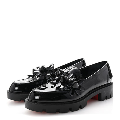 Christian Louboutin Patent Daisy Loafers 41 Black 4 of 8