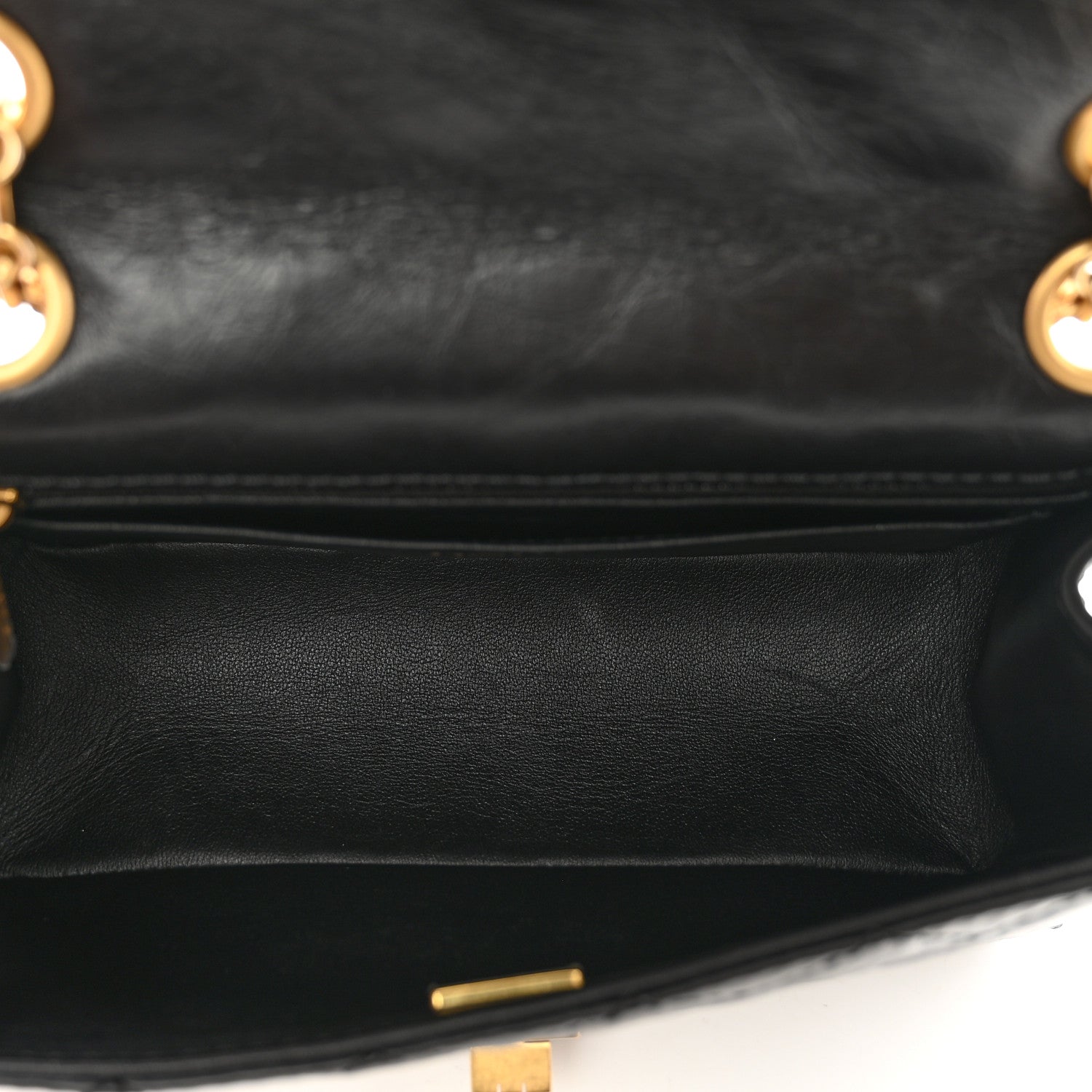 Chanel Aged Calfskin Quilted 2.55 Reissue Mini Flap Black 6 of 11